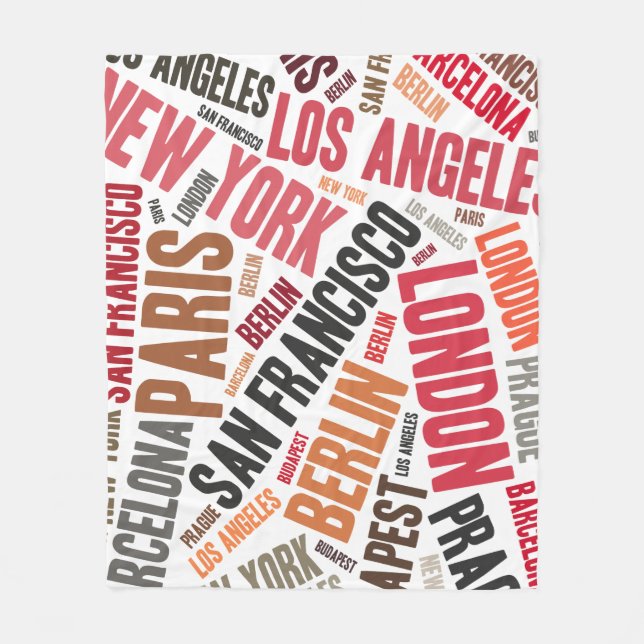 Loving travail fleecefilt (Framsidan)