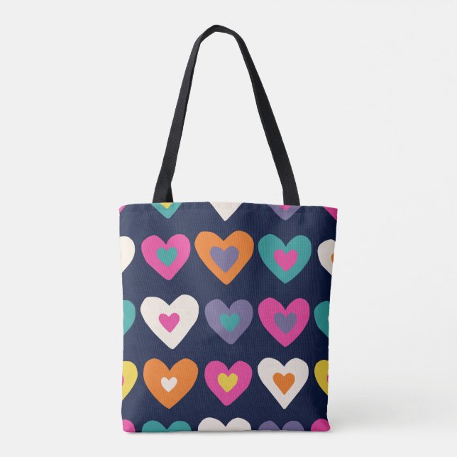 Loving Vibes Tote Tygkasse (Baksida)