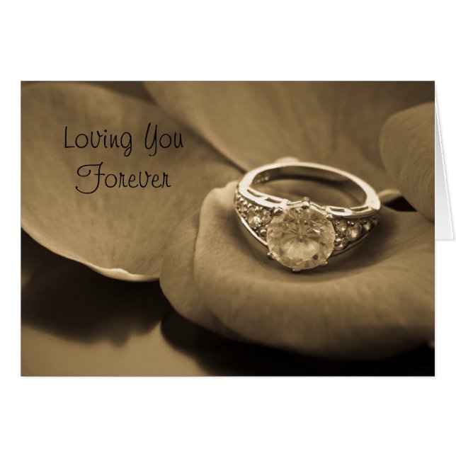 Loving You Forever Hälsningskort (Framsidan Horizontal)