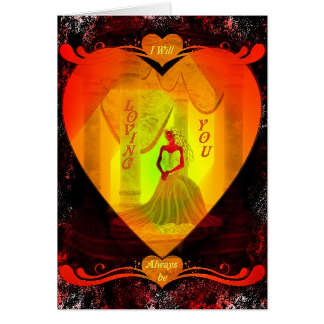 Loving You Hälsningskort (Framsidan)