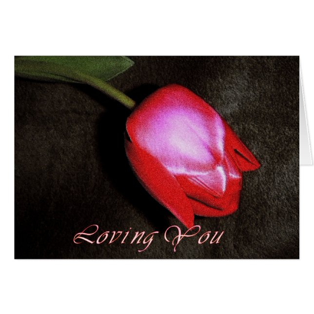 Loving You Hälsningskort (Framsidan Horizontal)