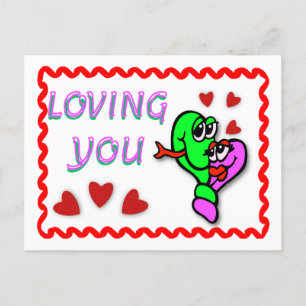 Loving You Vykort