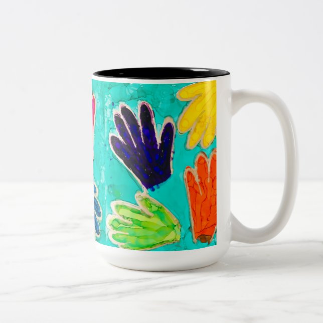 Lovitud Kaffe Mugg "Waving at You" (Höger)