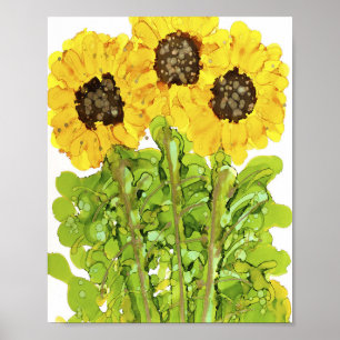Lovitud Poster 3 Sunblommor