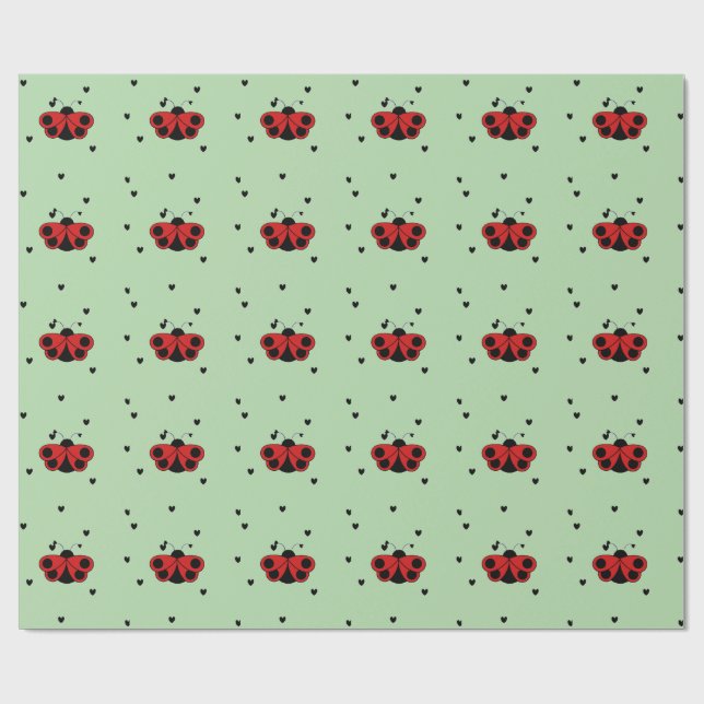 lovlee bug two-tone presentpapper (Platt)