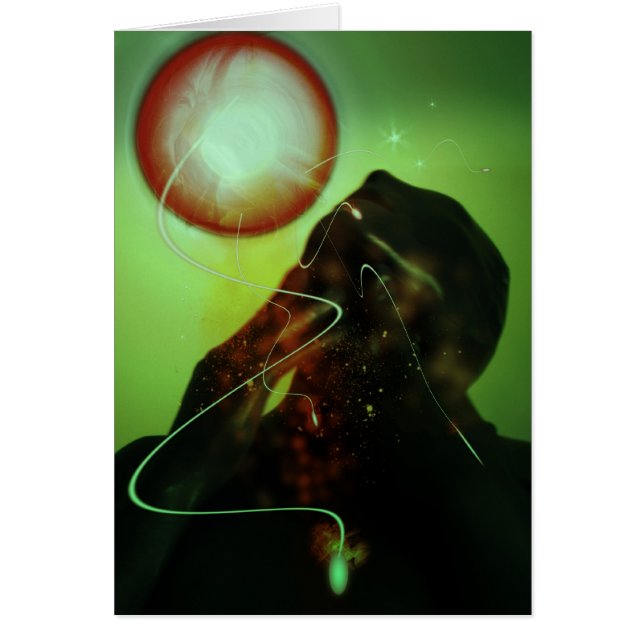 Lovning av Alienkortet Hälsningskort (Framsidan)