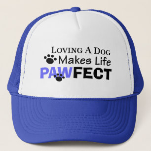 Lovning en Hund gör livets PAWFECT-tak/hatt Keps