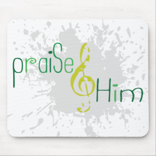 Lovorda honom kristen mousepad musmatta