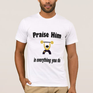 Lovorda honom väger lyftarmen t shirt