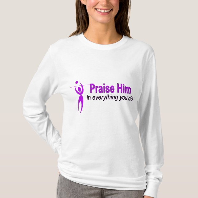 Lovorda honom - volleyboll tee (Framsida)