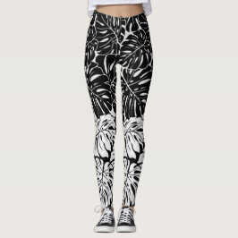 Lövrik damasker för B&W Leggings