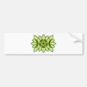 Lövrik Pentagram Bildekal