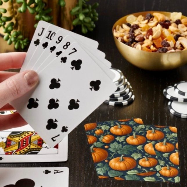 Lövrik pumpafält casinokort (Poker cards easy to shuffle, smooth card stock. Dimensions: 2.5" x 3.5”. )