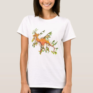 Lövrika Seadragon konstverkkvinna T-tröja T Shirt