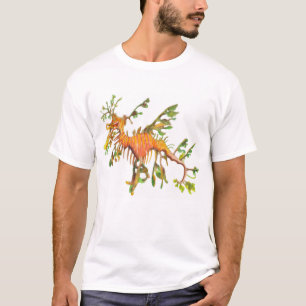 Lövrika Seadragon konstverkmanar T-tröja T Shirt