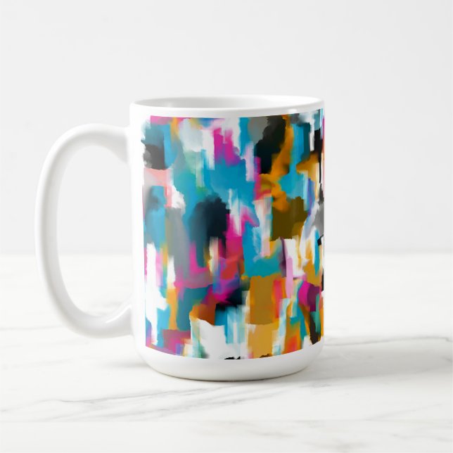 Lövrosa  kaffemugg (Vänster)