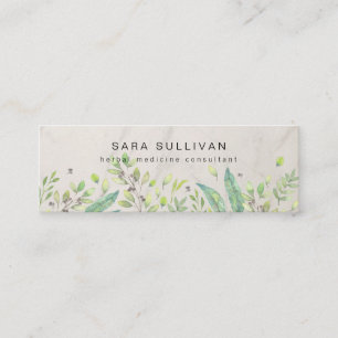 Lövs Berries Örter för växtbaserade läkemedel Mini Visitkort