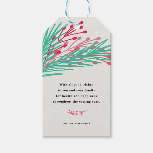 Lövs & Berries Presentetikett (Framsidan)