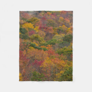 Lövskog i Randolph County, West Virginia Fleecefilt