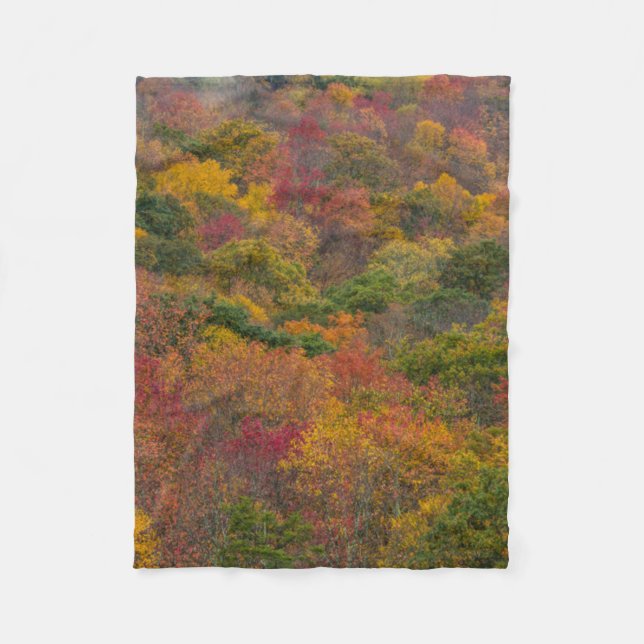 Lövskog i Randolph County, West Virginia Fleecefilt (Framsidan)