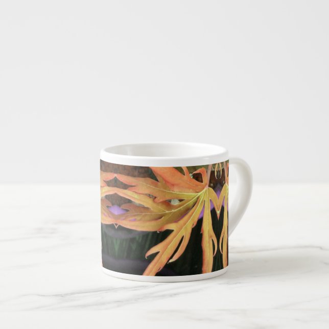 Lövstudie 2 espressomugg (Framsida höger)