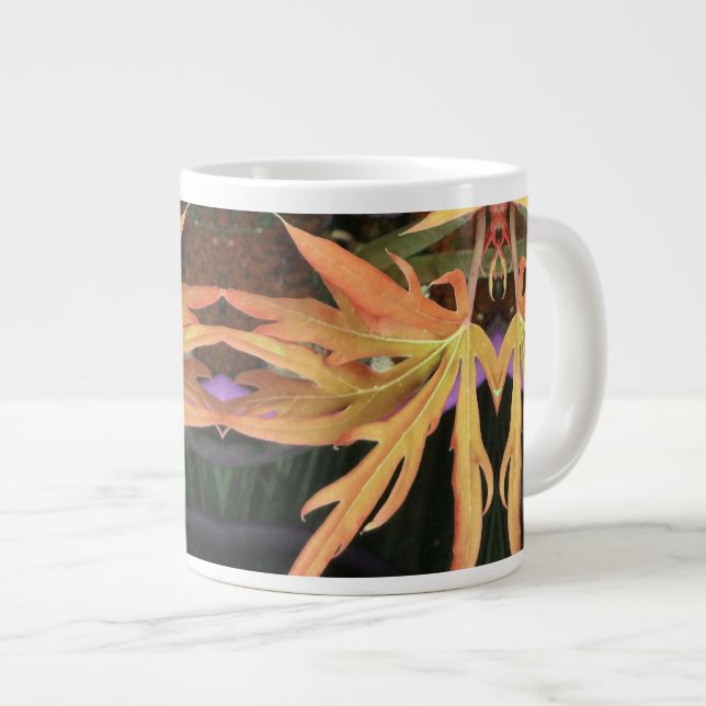 Lövstudie 2 jumbo mugg (Framsida höger)