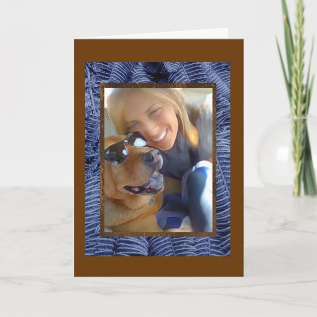 Lövtass avtryck kort (Framsida)