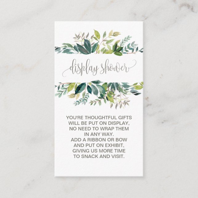 Lövverk Utställning Dusch Tilläggskort (Framsida)