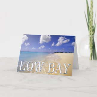 Low Bay Beach, Barbuda, Antigua | Grattis på födel Kort