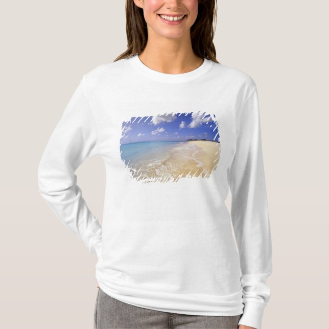 Low Bay Beach, Barbuda, Antigua T Shirt (Framsida)