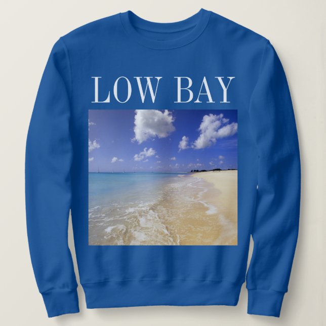 Low Bay Beach, Barbuda, Antigua T Shirt (Design framsida)
