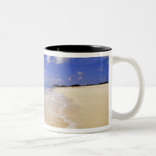 Low Bay Beach, Barbuda, Antigua Två-Tonad Mugg