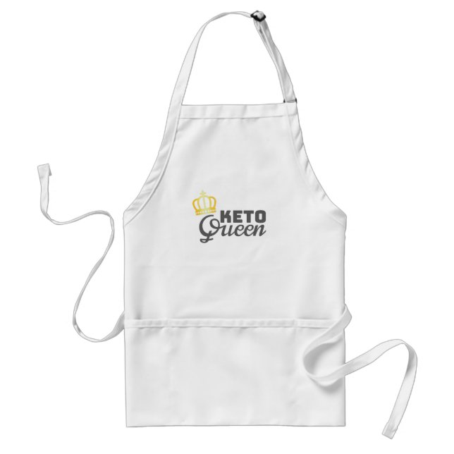 Low Carb Diet Gift Keto Queen Womens Keto Gift Förkläde (Framsidan)