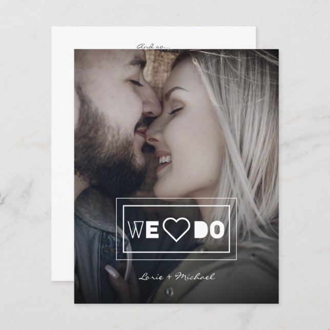 Low Cost Trendy Funny We Do Calligraphy Photo (Fram/baksida)