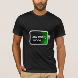 Low Energy Mode Battery Icon Digital Graphic T Shirt