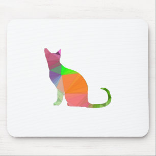 Low Poly Cat Silhouette Musmatta