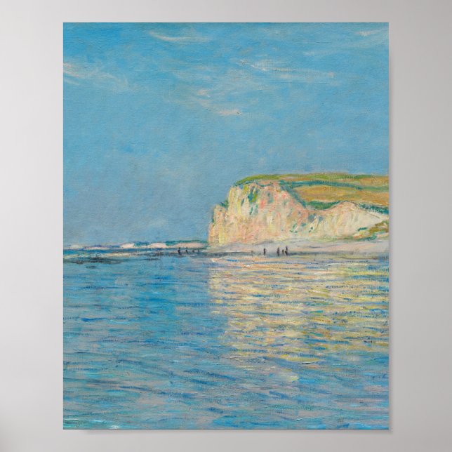 Low Tide vid Pourville, nära Dieppe Claude Monet Poster (Framsidan)