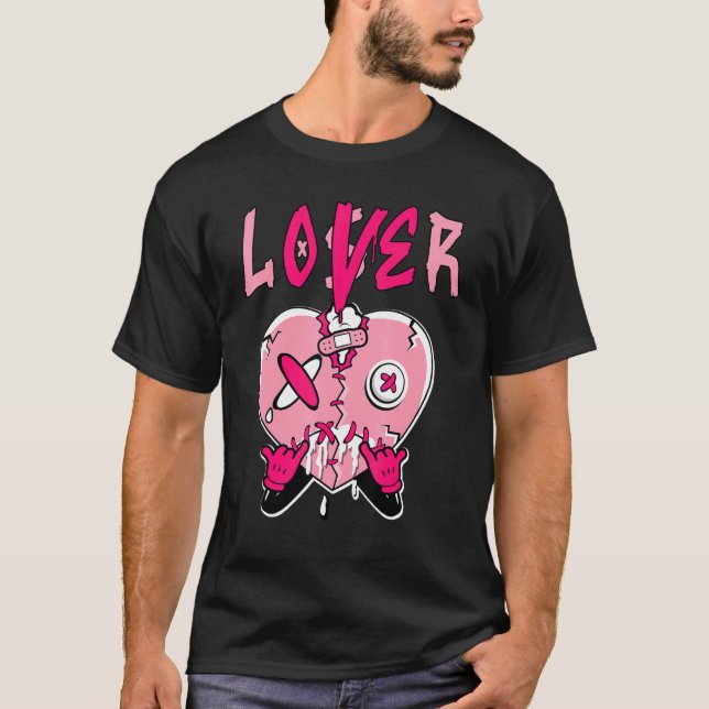 Low Triple Pink Loser   Heart Dripping Triple Pink T Shirt (Framsida)