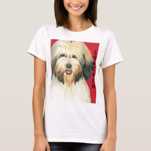 Lowchen Färg Block T Shirt