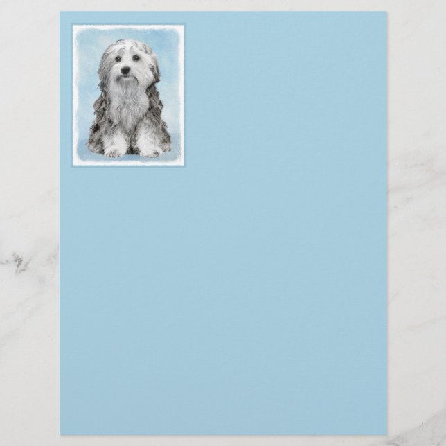 Lowchen Painting - Cute Original Hund Art (Framsida)