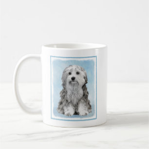 Lowchen Painting - Cute Original Hund Art Kaffemugg