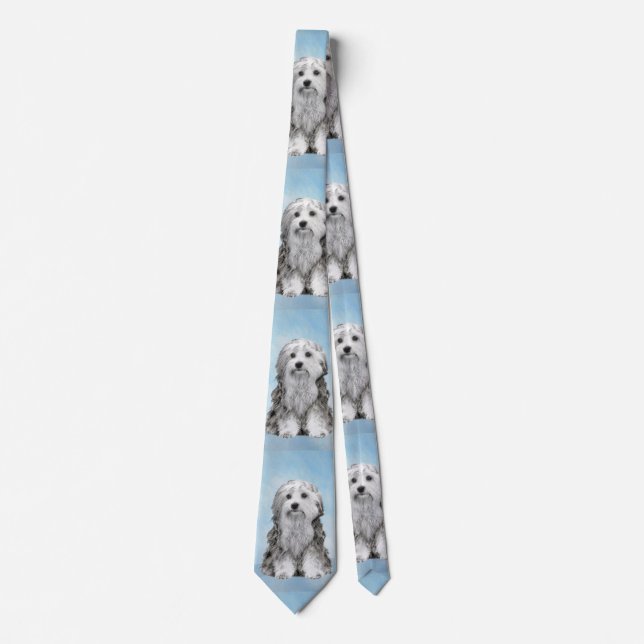 Lowchen Painting - Cute Original Hund Art Slips (Framsida)