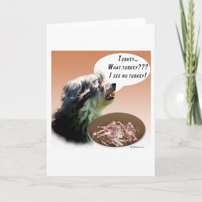 Lowchen Turkey Helgkort (Framsida)