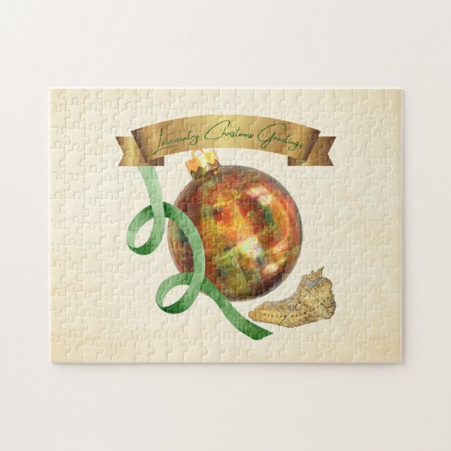 Lowcountry jul Greetings Hilton Head Island Pussel (Horisontell)