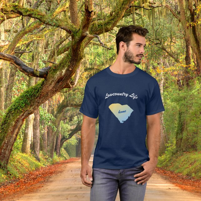 Lowcountry Life South Carolina Home Unisex T Shirt (Skapare uppladdad)