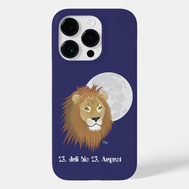 Löwe 23. Juli bis 22. August Apple iPhone Hüllen (Baksida)