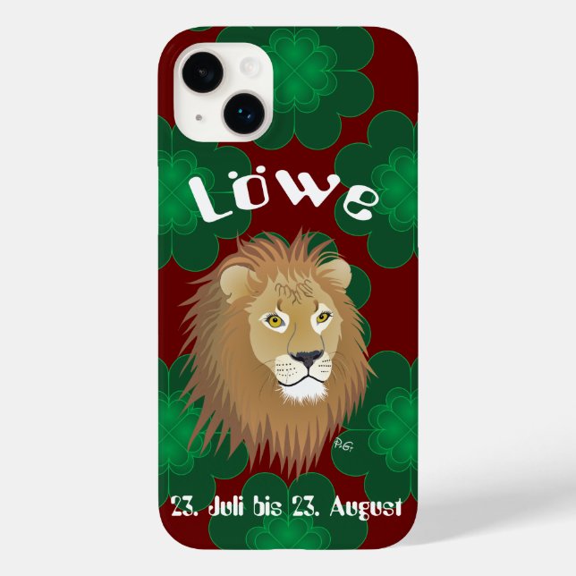 Löwe 23. Juli bis 22. August Apple iPhone Hüllen (Baksida)