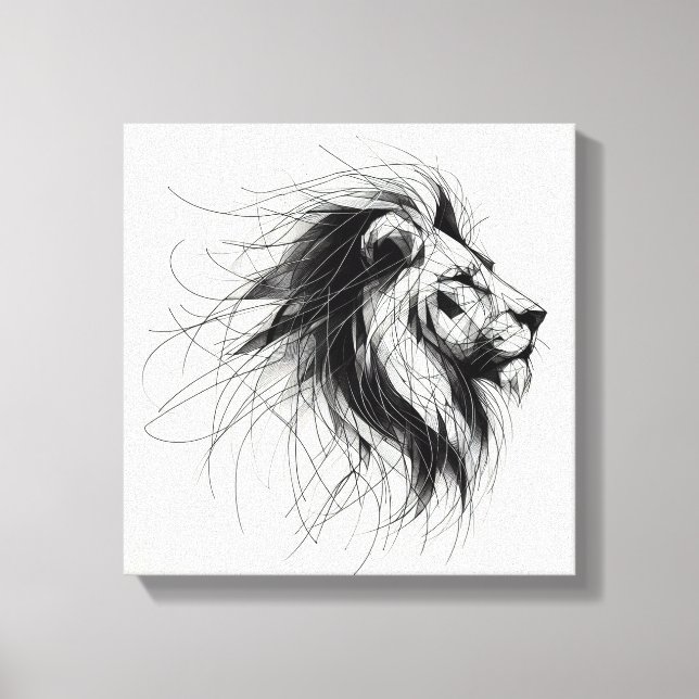 Löwe Canvastryck (Framsida)