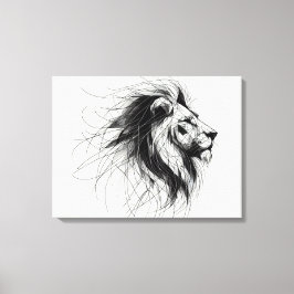 Löwe Canvastryck