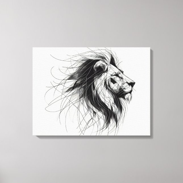 Löwe Canvastryck (Framsida)